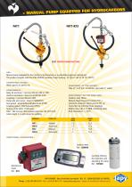 ATEX manual pump equipped for hydrocarbons: FAT - 1