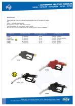 Automatic delivery gun for diesel oil, gasoline,unleaded gasoline: TOPW2-2SP-3-4-TOPW2-ATEX