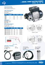Diesel vane electro-pumps: JEV48 - JEV49 - JEV58 - JEV59-1