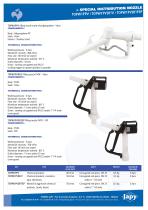 Filling guns made of Polypropylene-Viton/PVDF: TOPW1PPV - TOPW1PVDFxx