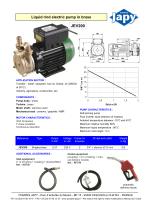 Liquid rind electric pump in brass: JEV200-1