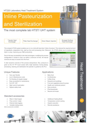 HT220 HTST/UHT System