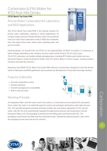 OMVE CF121 Bench-Top Carbo-Fill® Carbonator-Filler