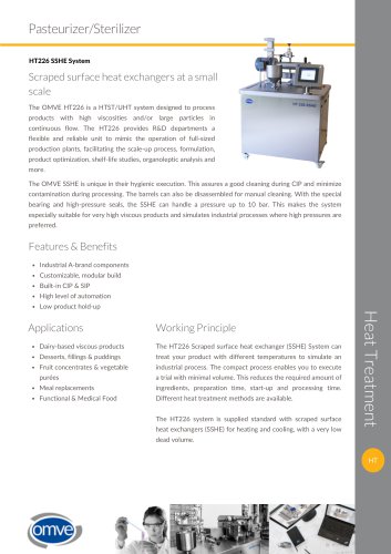 OMVE HT226 SSHE System