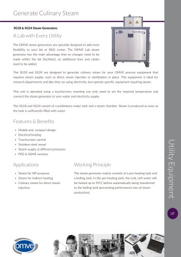 OMVE SG18 & SG24 Steam Generators