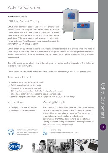 OMVE UT003 Process Chillers