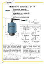 Radar level transmitter SP-10-1