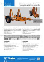 Cable Drum Transport- and Laying Trailer - 11