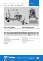 Cable Drum Transport- and Laying Trailer - 2