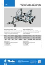 Cable Drum Transport- and Laying Trailer - 3