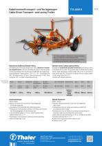 Cable Drum Transport- and Laying Trailer - 8