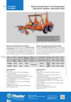 Cable Drum Transport- and Laying Trailer - 9