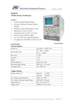 BS5010V 10MHz Handy Oscilloscope - 1