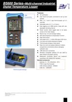 BS600 Series--Multi-channel Industrial Digital Temperature Logger - 2