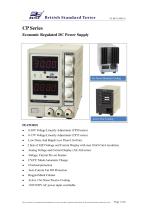 CP SERIES - ECONOMIC REGULATED DC POWER SUPPLY-1