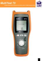 Multifunction Tester for Safety Tests and Power Analysis M73 - 1