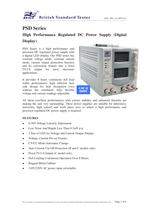 PSD Series High Performance Regulated DC Power Supply (Digital Display) - 1