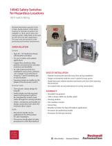 Bulletin 1494G Safety Switches for Hazardous Locations - 1