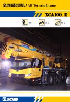 New XCMG All Terrain Crane 100 ton hydraulic mobile crane XCA100_E (Euro stage IV)