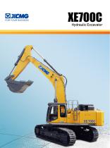 XCMG 70Ton excavator XE700C construction - 1