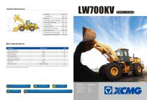 XCMG 7Ton Wheel Loader LW700KV - 1