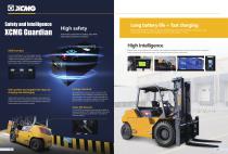 XCMG counterbalanced forklift 8-10t Peacock Series Electric-4