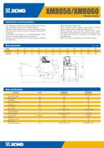 XCMG small hand road roller XMR050-2