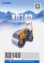 XCMG small road roller XD140-1