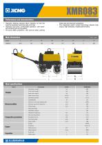 XCMG small road roller XMR083-2