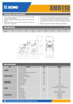 XCMG small road roller XMR110-2