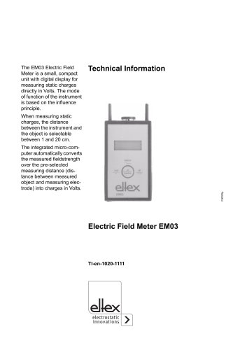 Technical information EM03