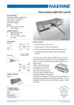 Aluminum Web Tension Sensor BZV-A 01+02 - 1