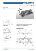 Biaxial Force Sensor BZ-XY - 1