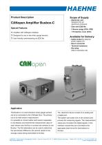 Busbox-C Fieldbus Amplifier CANopen - 1