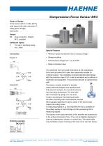 Compression Force Sensor DK3 - 1