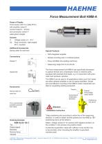 Force Measurement Load Pin KMB-A - 1