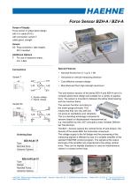 Web Tension Sensor BZH-A / BZV-A - 1