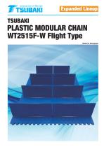 Plastic Modular Chain WT2515F-W Flight Type-1