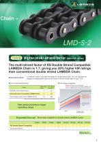 Tsubaki Lambda Chain RS Double Strand Compatible/Lambda Roller/RS160-LMD-1 - 3