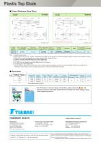 Tsubaki Plastic Cresent chain TORP/TOSP - 2