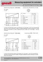 Operating Instructions Melt pressure transducer with switching output-10
