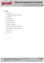 Operating Instructions Melt pressure transducer with switching output-2