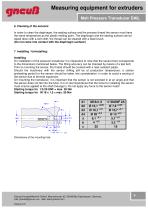 Operating Instructions Melt pressure transducer with switching output-4