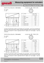 Operating Instructions Melt pressure transducer with switching output-7