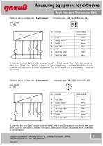 Operating Instructions Melt pressure transducer with switching output-9