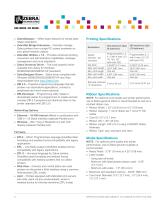 ZEBRA® GX420D™ , GX420T™ AND GX430T™ PRINTER SPECIFICATIONS - 2
