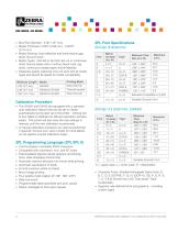 ZEBRA® GX420D™ , GX420T™ AND GX430T™ PRINTER SPECIFICATIONS - 3
