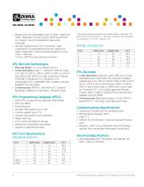 ZEBRA® GX420D™ , GX420T™ AND GX430T™ PRINTER SPECIFICATIONS - 4