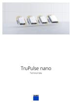 TruPulse nano Technical data - 1