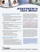 STATISTICA DATA MINER - 1